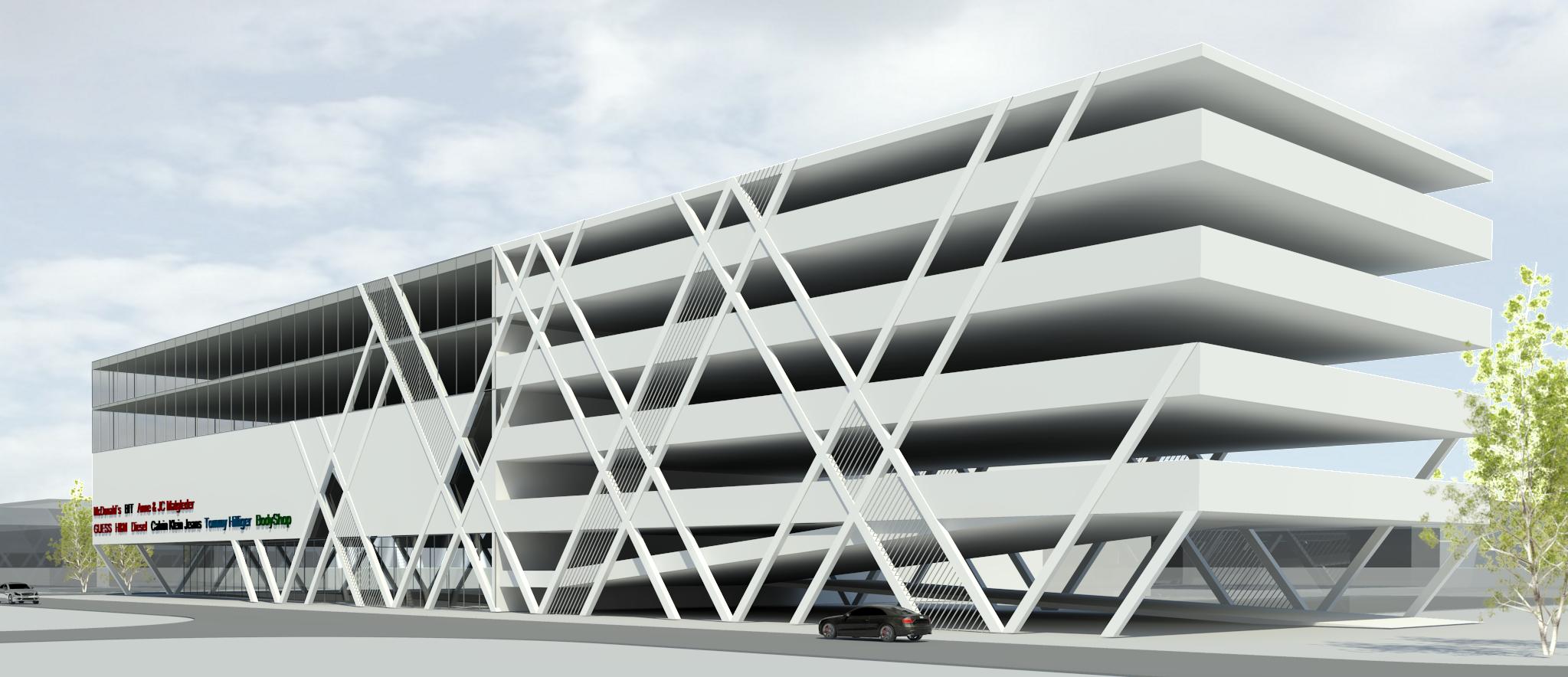 Bodo shopping center conceptual design